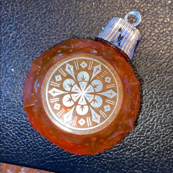 Vintage orange Avon ornament / perfume bottle - Picture 2 of 4